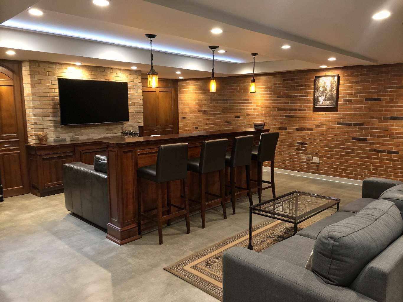 Basement Remodeling concept photo